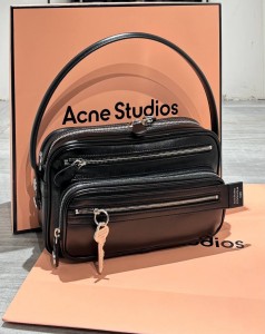 Мужская сумка мессенджер Acne Studios черная