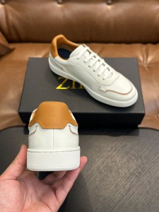 Мужские кеды Zilli белые