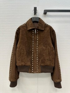 Женский замшевый бомбер Loewe