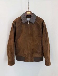 Мужская замшевая куртка Bottega Veneta