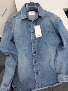 Женская джинсовая рубашка Saint Laurent