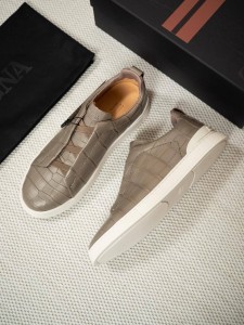 Мужские крокодиловые кеды Zegna Мужские крокодиловые кеды Zegna