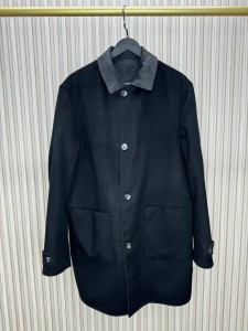 Мужское двухстороннее пальто Brunello Cucinelli Мужское двухстороннее пальто Brunello Cucinelli