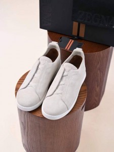 Мужские замшевые кеды Zegna