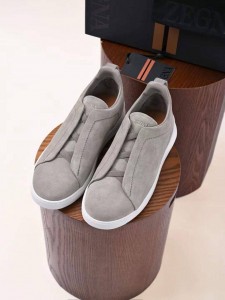 Мужские замшевые кеды Zegna