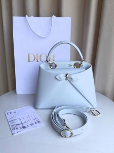 Женская сумка Christian Dior голубая