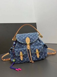 Женский рюкзак Louis Vuitton синий