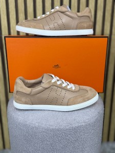 Мужские кеды Hermes песочные