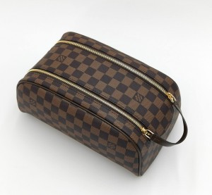 МУЖСКОЙ БРЕНДОВЫЙ НЕСЕССЕР LOUIS VUITTON DOPP KIT КОРИЧНЕВЫЙ