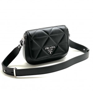 КОЖАНАЯ ЧЕРНАЯ СУМКА PRADA