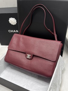 КОЖАНАЯ СУМКА CHANEL КРАСНАЯ