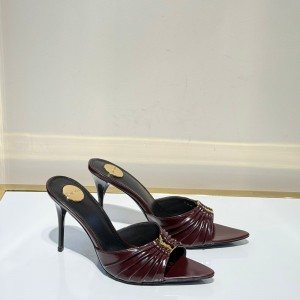 ЖЕНСКИЕ БОСОНОЖКИ SAINT LAURENT БОРДОВЫЕ