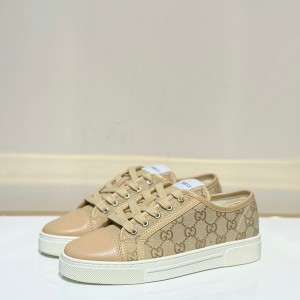 ЖЕНСКИЕ КЕДЫ GUCCI БЕЖЕВЫЕ