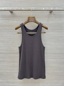 ЖЕНСКИЙ ТОП SAINT LAURENT СЕРЫЙ