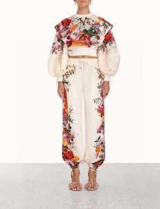 ЖЕНСКИЙ КОСТЮМ ZIMMERMANN ЦВЕТОЧКИ