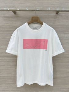 ЖЕНСКАЯ ФУТБОЛКА SAINT LAURENT HOLYWOOD
