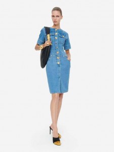 ЖЕНСКОЕ ДЖИНСОВОЕ ПЛАТЬЕ SCHIAPARELLI