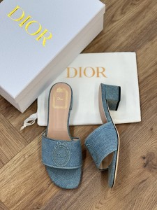 ЖЕНСКИЕ ДЖИНСОВЫЕ БОСОНОЖКИ CHRISTIAN DIOR