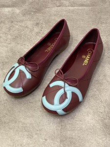 ЖЕНСКИЕ КОЖАНЫЕ БАЛЕТКИ CHANEL БОРДОВЫЕ ЖЕНСКИЕ КОЖАНЫЕ БАЛЕТКИ CHANEL БОРДОВЫЕ