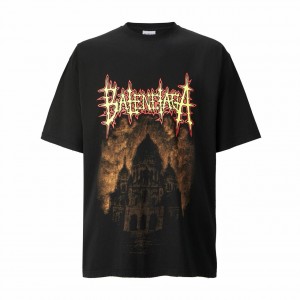 ФУТБОЛКА BALENCIAGA ЧЕРНАЯ