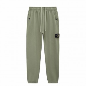 МУЖСКИЕ СПОРТИВНЫЕ ШТАНЫ STONE ISLAND ХАКИ