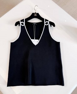ЖЕНСКАЯ МАЙКА CHANEL ЧЕРНАЯ