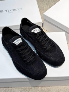 ЖЕНСКИЕ КРОССОВКИ JIMMY CHOO ЧЕРНЫЕ