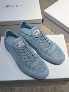 ЖЕНСКИЕ КРОССОВКИ JIMMY CHOO ГОЛУБАЯ