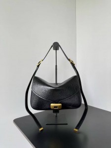 ЖЕНСКАЯ СУМКА BALENCIAGA CLICCA SHOULDER BAG MEDIUM  ЧЕРНАЯ