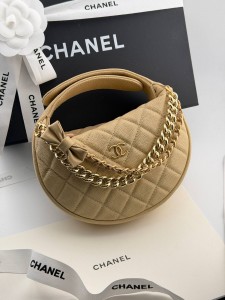 ЖЕНСКАЯ МИНИ СУМКА CHANEL БЕЖЕВАЯ