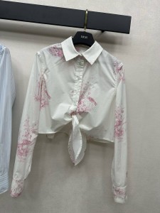 ЖЕНСКАЯ РУБАШКА CHRISTIAN DIOR РОЗОВАЯ