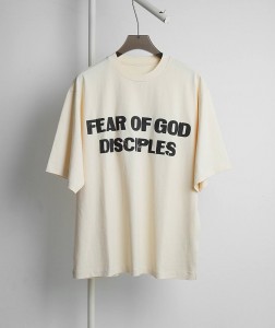 ФУТБОЛКА FEAR OF GOD МОЛОЧНАЯ