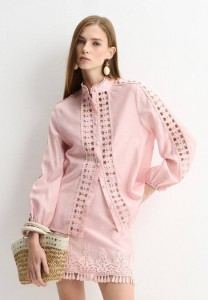 ЖЕНСКИЙ КОСТЮМ ZIMMERMANN РОЗОВЫЙ