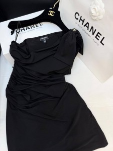 ЖЕНСКОЕ МИНИ ПЛАТЬЕ CHANEL ЧЕРНОЕ