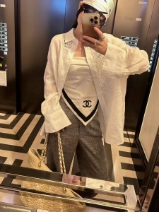 ЖЕНСКАЯ РУБАШКА CHANEL БЕЛАЯ