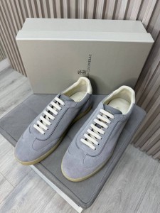 МУЖСКИЕ КЕДЫ BRUNELLO CUCINELLI СЕРЫЕ