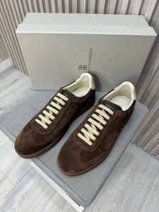 МУЖСКИЕ КЕДЫ BRUNELLO CUCINELLI ШОКОЛАДНЫЕ