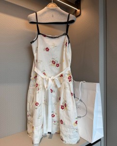 ЖЕНСКИЙ САРАФАН PRADA БЕЛЫЙ