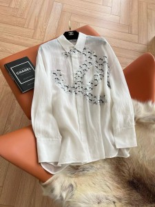 ЖЕНСКАЯ РУБАШКА CHANEL БЕЛАЯ