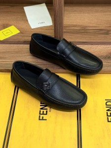 МУЖСКИЕ МОКАСИНЫ FENDI ЧЕРНЫЕ