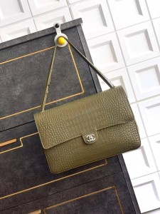 ЖЕНСКАЯ СУМКА CHANEL  MEDIUM METIERS DE ART ЗЕЛЕНАЯ