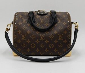 ЖЕНСКАЯ СУМКА ИЗ КАНВЫ LOUIS VUITTON SPEEDY TRUNK 25 КОРИЧНЕВАЯ