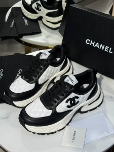ЖЕНСКИЕ КРОССОВКИ CHANEL ЧЕРНЫЕ