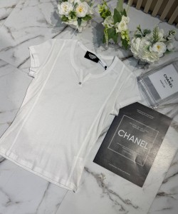 ЖЕНСКАЯ ФУТБОЛКА CHANEL БЕЛАЯ
