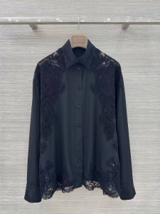 ЖЕНСКАЯ РУБАШКА ERMANNO SCERVINO ЧЕРНАЯ
