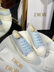 ЖЕНСКИЕ КЕДЫ CHRISTIAN DIOR ГОЛУБЫЕ