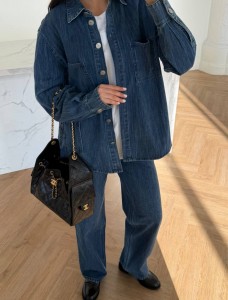 ЖЕНСКАЯ ДЖИНСОВАЯ РУБАШКА CHANEL ЖЕНСКАЯ ДЖИНСОВАЯ РУБАШКА CHANEL