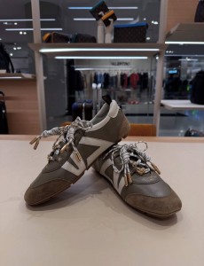 ЖЕНСКИЕ КРОССОВКИ LOUIS VUITTON ШОКОЛАДНЫЕ