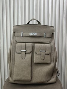 МУЖСКОЙ РЮКЗАК HERMES CЕРЫЙ