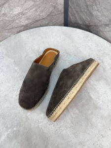 МУЖСКИЕ ЗАМШЕВЫЕ МЮЛИ KITON СЕРЫЕ